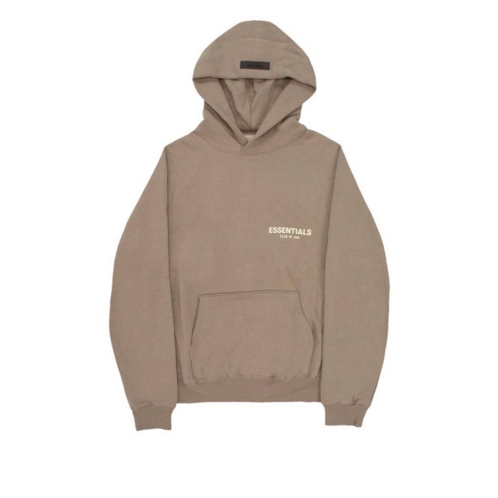 BNWT Essentials fear of god men’s size Small Hoodie, desert taup is the color